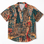 Front view of the Manhattan the Last Martini Yacht Rob Signature Shirt