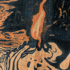 Close-up of the Dusk by Candle Light textured bartender-series print