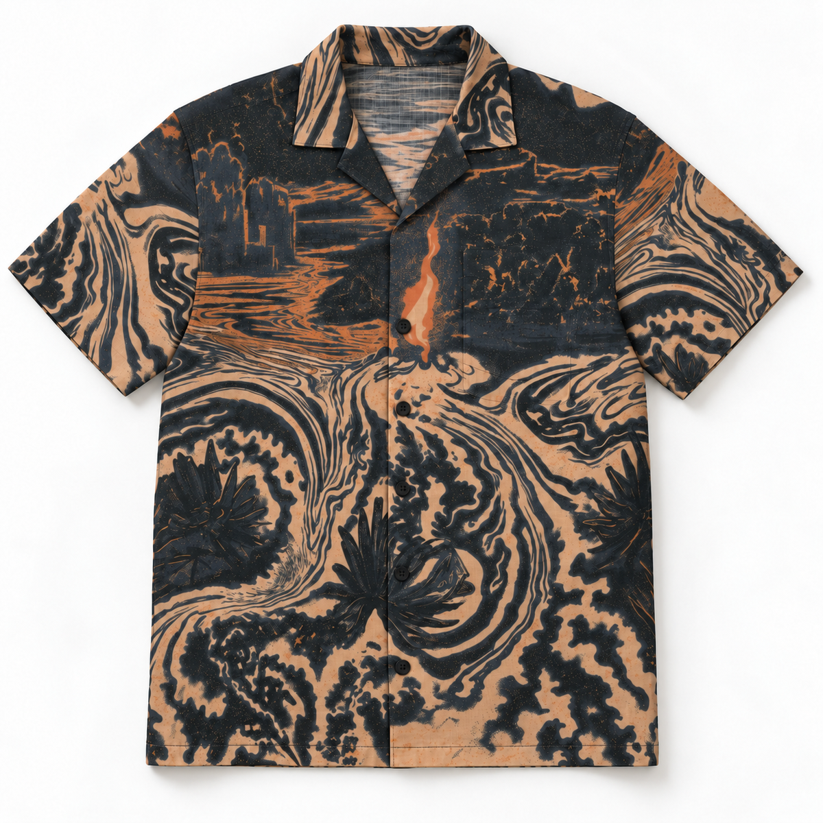 Front product view of the Dusk by Candle Light Yacht Rob Signature Shirt