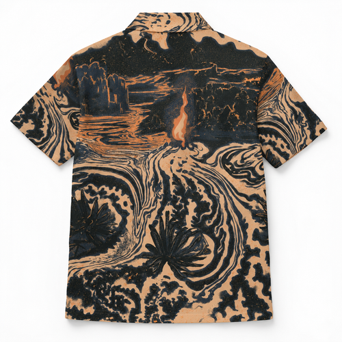 Back product view of the Dusk by Candle Light Yacht Rob Signature Shirt
