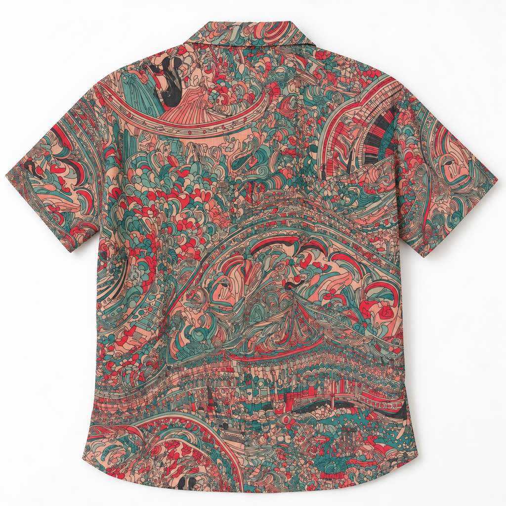 Back view of the Follies Yacht Rob Signature Shirt