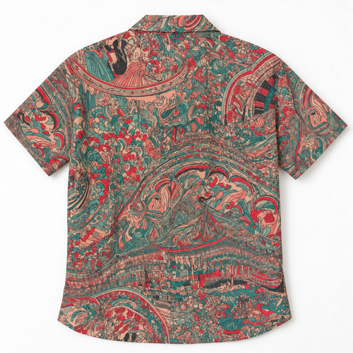 Back view of the Follies Yacht Rob Signature Shirt