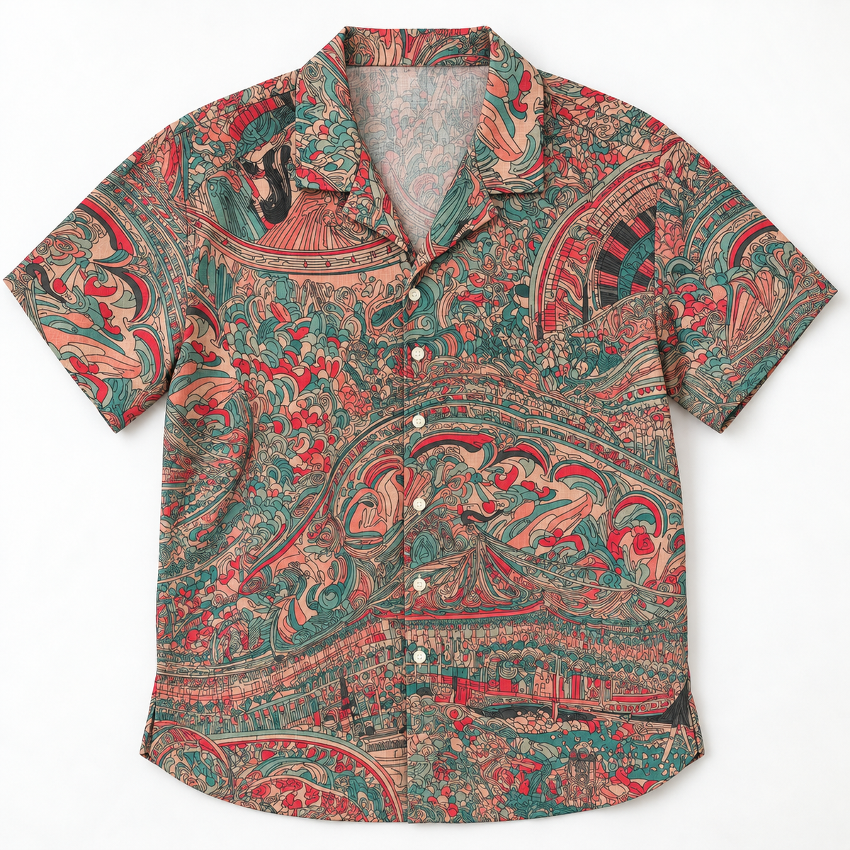 Front view of the Follies Yacht Rob Signature Shirt