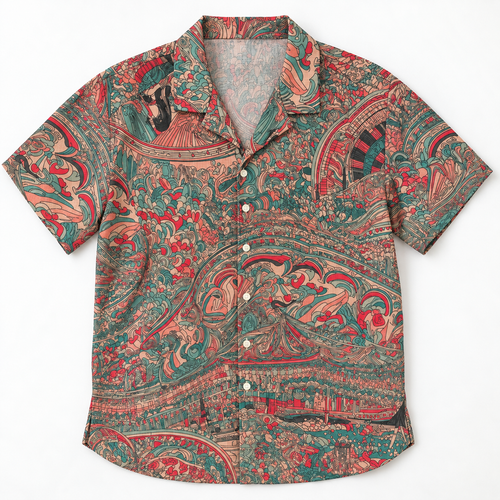 Front view of the Follies Yacht Rob Signature Shirt