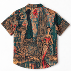 Back flat-lay view of the Manhattan the Last Martini Yacht Rob Signature Shirt