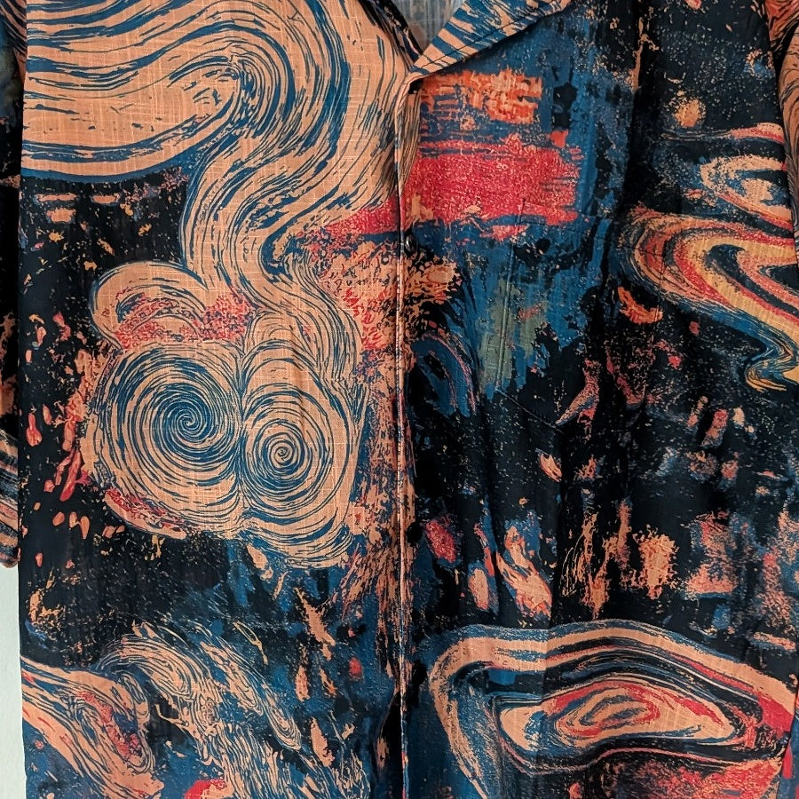 Close-up view of the Shift is Over bartender-series print
