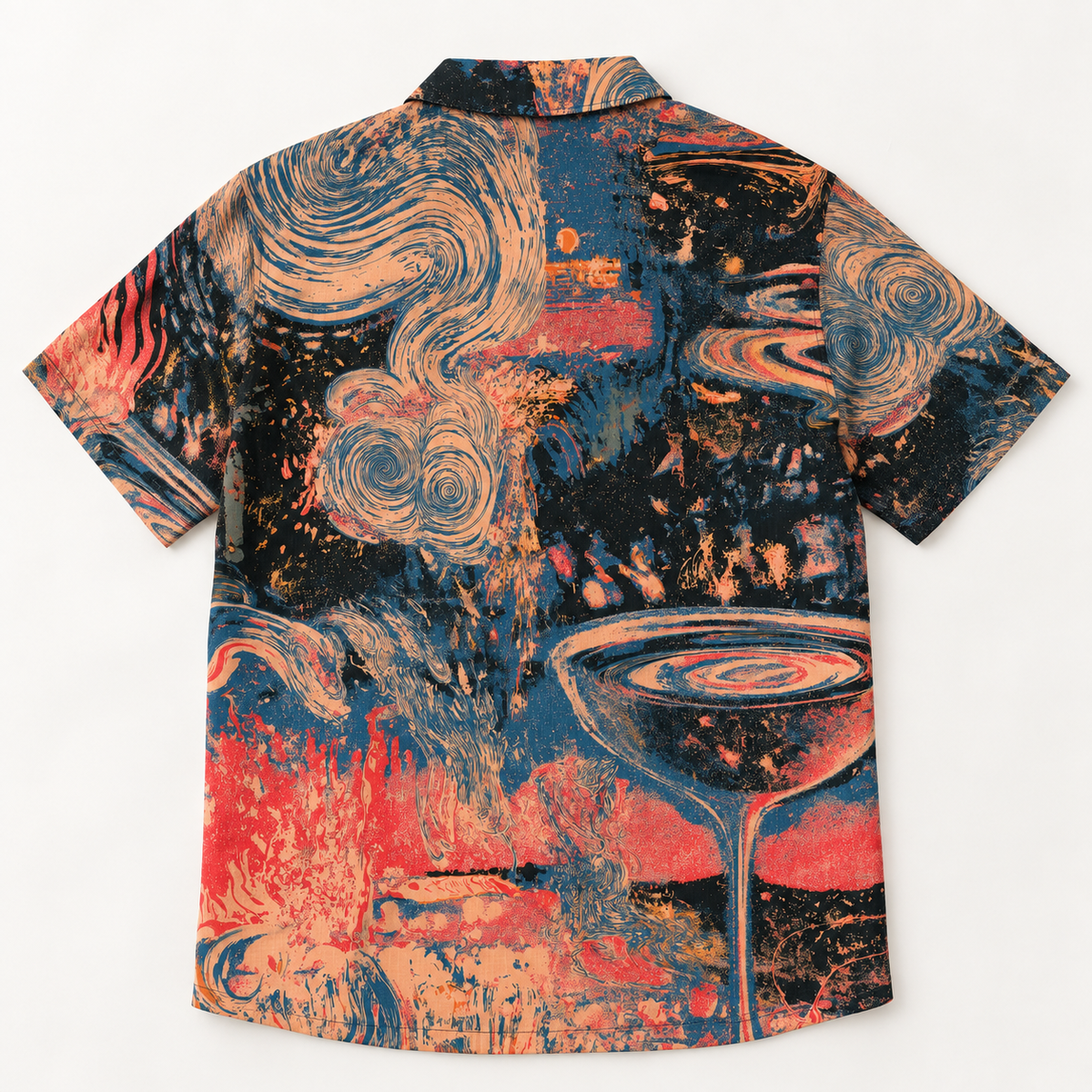 Back product view of the Shift is Over Yacht Rob Signature Shirt