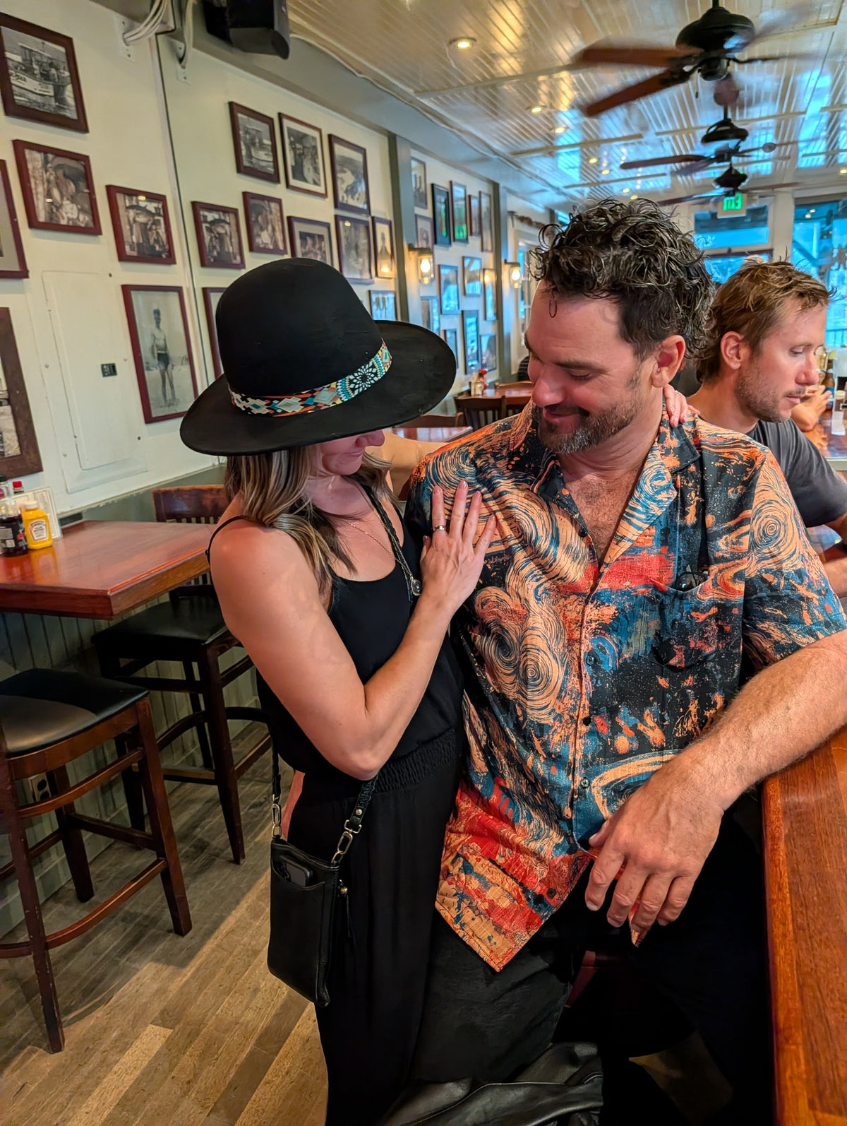 Yacht Rob signature shirt worn at a Santa Barbara bar