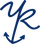 Yacht Rob YR signature logo in navy